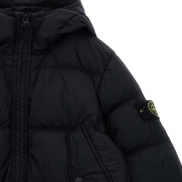 ◆키즈◆키즈 와펜 패치 크링클랩스 후드 패딩 자켓 블랙 K2S16 4100004 S0A23 V0029