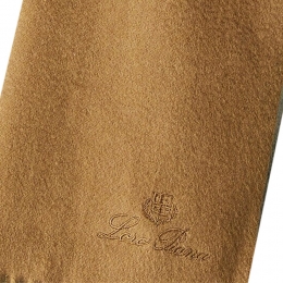 ◆당일◆24FW 피콜라 유니타 로고 머플러 카멜 FAN4410 CAMEL