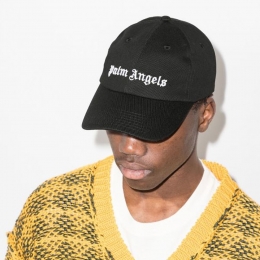 ◆당일◆22SS 클래식 로고 자수 캡모자 블랙 PMLB003C99FAB001 1001