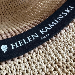 ◆당일◆25SS 에이미 10 라피아 페도라 HAT51205 AMIE10 NATURAL NOUGAT