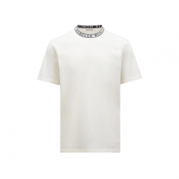 ◆당일◆26SS 로고 트리밍 티셔츠 화이트 8C000 31 8390T 032