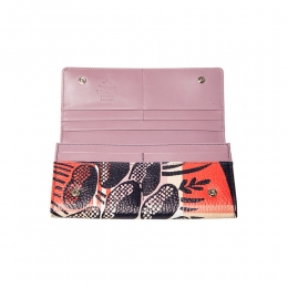 ◆15주년◆플라워 ORB 로고 플랩 장지갑 멀티 2800V67V 447