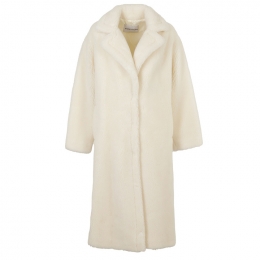 ◆당일◆22FW 마리아 MARIA 퍼 테디 롱 코트 아이보리 61122 9040 90000