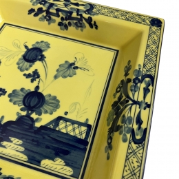 ◆당일◆오리엔테이탈리아노 ORIENTEITALIANO 라지 스퀘어 체인지 트레이 24CM 옐로우 017RG02 FG6836010245G00123900