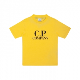 ◆키즈◆키즈 로고 프린트 저지 반팔 티셔츠 옐로우 16CKTS047B 00LAA17 224