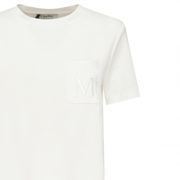 ◆당일◆25FW 마데라 MADERA 자수 로고 티셔츠 화이트 2529976011 001