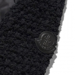 ◆당일◆26SS 로고 패치 믹스 패딩자켓 블랙 9B000 29 M9300 999