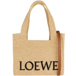 ◆당일◆25SS 로에베 폰트 미디움 토트백 네추럴 A685B61X05 2123