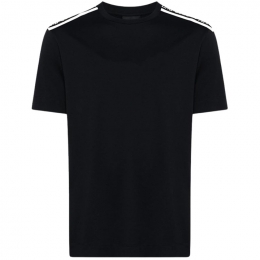 ◆당일◆25SS 시그니처 로고 크루넥 티셔츠 블랙 EM000574 AF12333 UC001