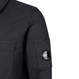 ◆당일◆25FW 렌즈 와펜 포켓 디테일 셔츠집업 블랙 19CMSS101A 002246G 999