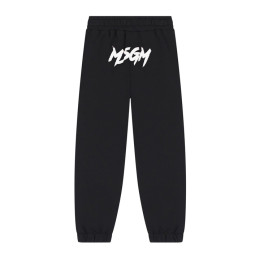 ◆키즈◆25FW 키즈 백 로고 프린트 트레이닝 팬츠 블랙 F5MSJUFP069 11038