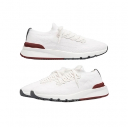 26SS 로고 탭 스니커즈 화이트 MZUPMBO252 CJ987