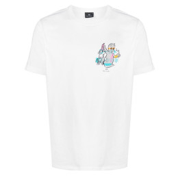 ◆당일◆24SS 고스트 백로고 프린팅 티셔츠 화이트 M2R 011R KP3833 01