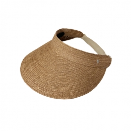 ◆당일◆26SS 커스틴 라피아 바이저햇 누가 HAT52474 KIRSTEN NOUGAT