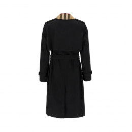 ◆당일◆25FW 샌드리지 SANDRIDGE 체크 트렌치코트 블랙 8115483