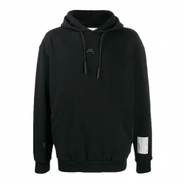 ◆11주년◆시그니처 백로고 프린트 후드티 블랙 MF19HC01