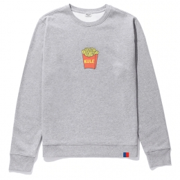 ◆당일◆22FW 더 롤리 큘 프라이 맨투맨 그레이 SWS01S4 HEATHER GREY