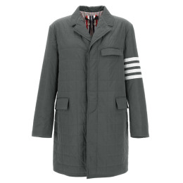 ◆당일◆24FW 사선 완장 패딩 코트 메드그레이 MOD066X 07259 035