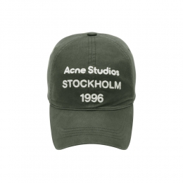 26SS 로고 자수 캡모자 페이드블랙 C40434 BM0
