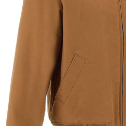 ◆당일◆23SS GILLES 로고 자수 블루종 카라멜 COFCS H02706 CAF
