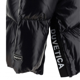 ◆당일◆칼리아 CALLIA 로고 패치 후드 패딩 자켓 블랙 VDDJ10126I0001 BKS