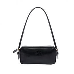 ◆당일◆26SS 로고 레더 파우치 숄더백 블랙 5NE024 AF8W F0002