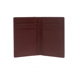 26SS GG 슈프림 투톤 카드지갑 버건디/블랙 768249 FADMR 1050