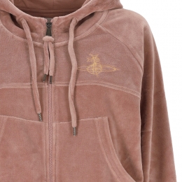 ◆당일◆25FW ORB 로고 크롭 나그랑 후드집업 더스티핑크 1I010012 J009V G406