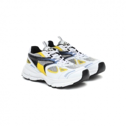 ◆15주년◆마라톤 러너 스니커즈 화이트/옐로우/블루 93027