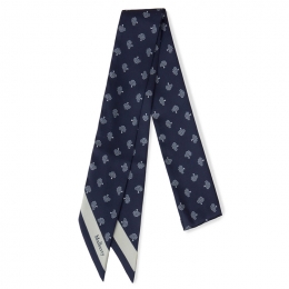 ◆당일◆24FW 트리 자카드 스키니 스카프 나이트스카이 VS4774 984 U888