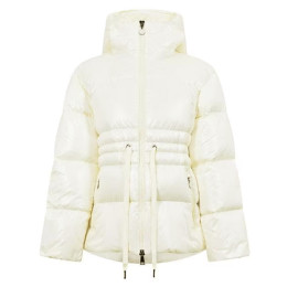 ◆당일◆24FW 탈레브 TALEVE 로고 패치 패딩 자켓 아이보리 1A001 25 5963V 034