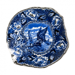 ◆당일◆클래식 마스리흐트 디저트 플레이트 28CM 블루 11204