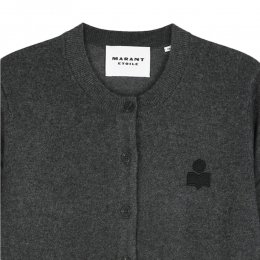 ◆당일◆26SS 모나 MONA 스몰 로고 가디건 앤트러사이트 그레이 CA0115FA C1L17E 02AN