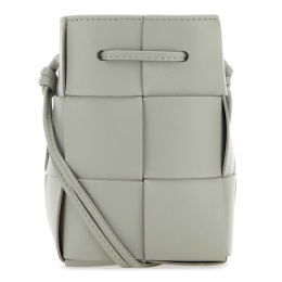 ◆당일◆25SS 카세트 인트레치아토 숄더백 그레이 680217 VCQC4 1556