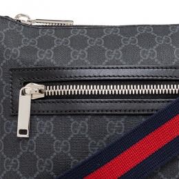 26SS GG 슈프림 크로스백 블랙 792082 FADJA 1042