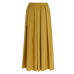 ◆당일◆24SS EGIDIO 플리츠 미디 스커트 머스타드 2415101051 013
