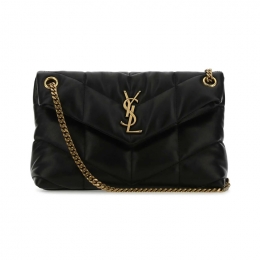 ◆당일◆26SS 금장 모노그램 루루 푸퍼 스몰 숄더백 블랙 577476 1EL07 1000