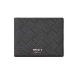 ◆당일◆26SS 로고 프린트 모노그램 반지갑 블랙 66-1582 0780324