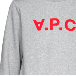 ◆당일◆23SS VPC 벨벳 로고 맨투맨 그레이 COECQ F27750 PLA