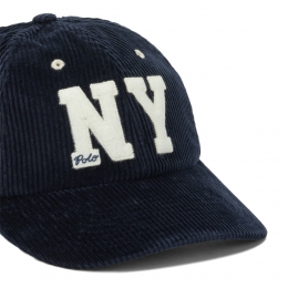 ◆당일◆25FW NY 패치 코듀로이 어센틱 볼캡 네이비 710979197 001