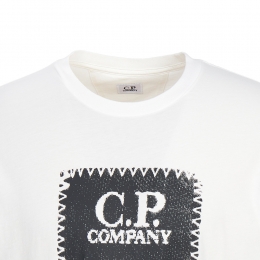 ◆당일◆26SS 로고 라벨 프린팅 티셔츠 화이트 RCCMTS723A 005100W 103