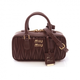 ◆당일◆25FW 금장 로고 마틀라세 크로스&토트백 버건디 5BB142 AN88 F0007