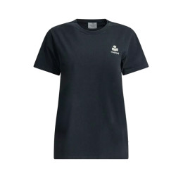 ◆당일◆26SS 에비 ABY 로고 티셔츠 미드나잇/에쿠르 TS0070FA A1N98E MIEC