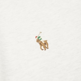 ◆당일◆26SS 포니 자수 커스텀 슬림핏 카라 티셔츠 그레이 710713130 002