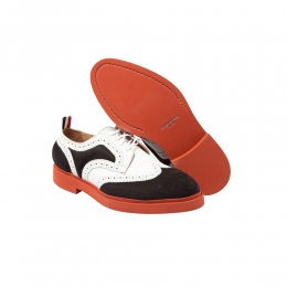 ◆11주년◆패디드 누벅 윙 브로그 블랙/화이트 MFD280APM412