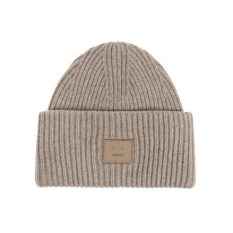 ◆당일◆26SS 라지 페이스 패치 울 비니 그레이지멜란지 C40448 DRN