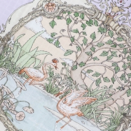 ◆키즈◆까레 태피스트리 블랭킷 바이올렛 CARRE BABY TAPAESTRY VIOLET