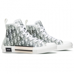 ◆당일◆25SS 오블리크 B23 하이탑 스니커즈 화이트/블랙 3SH118YJP 069