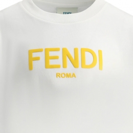 ◆키즈◆25SS 키즈 시그니처 로고 티셔츠 화이트 JUI137 7AJ F0TU9