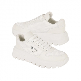 ◆당일◆25FW 삼각로고 프락스 01 스니커즈 화이트 1E620N 3LNW F0009